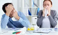 ۵ روش پیشگیری از آنفولانزا در محل کار