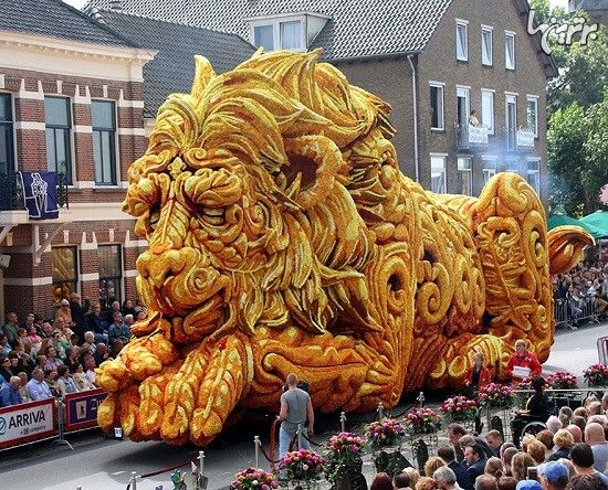 بزرگترین رژه گل جهان در هلند