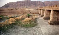 عکس: رودخانه رازآور هم خشک شد