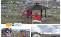 زنبیل‌ گذاری در بوستان ها برای سیزده به در!