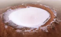 آتشفشان یخی کورولف در مریخ