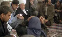 همدردی مرحوم رفسنجانی با زلزله زدگان بم