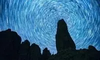 آسمان زیبای اسکاتلند درشب