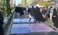حاشیه‌های مراسم ۲۲ بهمن در تهران