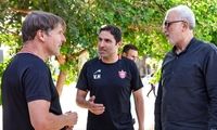 حضور مربی وحید هاشمیان در تمرین پرسپولیس
