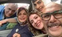 سلفی مهران مدیری در پشت صحنه «دراکولا»
