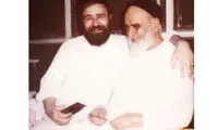 عکس صمیمی امام و «سید احمد آقا»