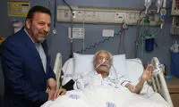 عیادت واعظی از «مشایخی» و «ضیاءالدین دری»