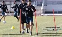 تمرین دو ساعته پرسپولیسی‌ها در کاظمی