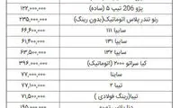 قیمت خودرو در بازار امروز