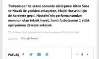 مجید حسینی در ترابزون ماندگار شد