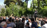 آغاز مراسم تشییع پیکر پرویز بهرام