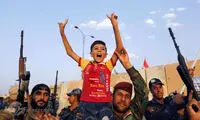 جشن پیروزی نیروهای عراقی در موصل