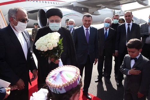 رئیسی وارد دوشنبه، پایتخت تاجیکستان شد