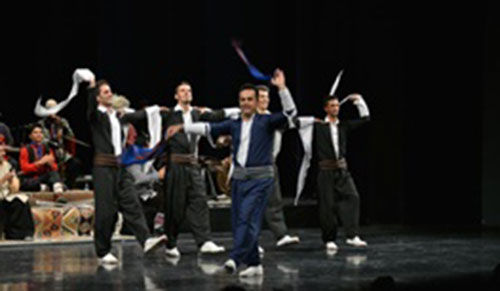 رقص محلی اقوام ایران در تالار وحدت