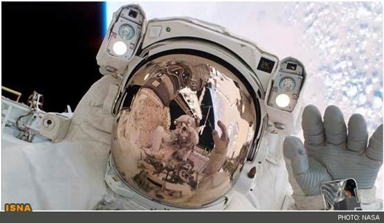 تصاویر جالب از پیاده روی فضایی فضانوردان