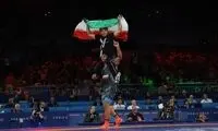 سالتو حسن‌زاده به هادی ساروی پس از قهرمانی 