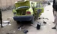 پراید بمب گذاری ‎شده‌ در سوریه +عکس