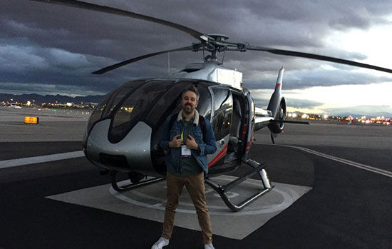 اوبر در CES 2017 هلیکوپتر اجاره می‌داد