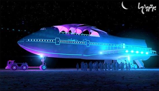 تبدیل بوئینگ 747 به بزرگترین ماشین هنر تاکنون