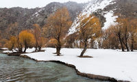 طبیعت زیبای زمستان در ارومیه