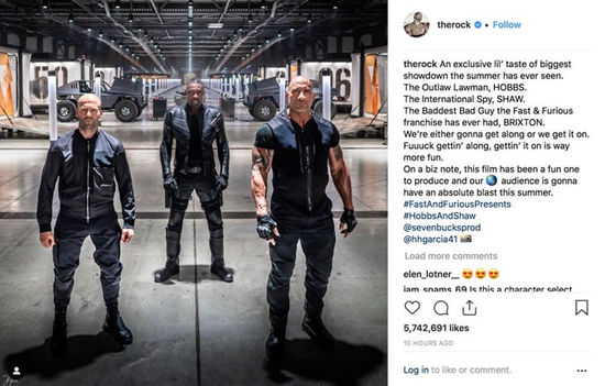 جدیدترین تصویر از اسپین‌آف Hobbs & Shaw