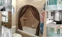 ایده های جالب برای دیزاین وان حمام