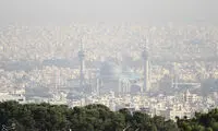 وارونگی هوا در اصفهان