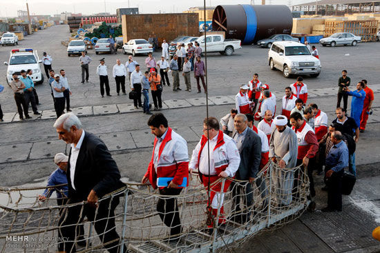 عکس: ارسال کمک های ایران به یمن