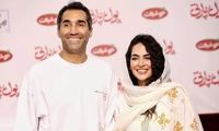 قاب جذاب زوج مشهور سینما در اکران فیلم