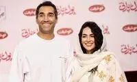 قاب جذاب زوج مشهور سینما در اکران فیلم