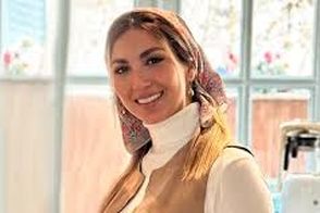 تصویری از دکوراسیون پاییزی منزل همسر بهرام رادان
