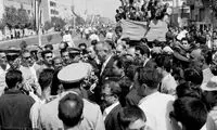 عکس: سفر لیندون جانسون به ایران سال 41