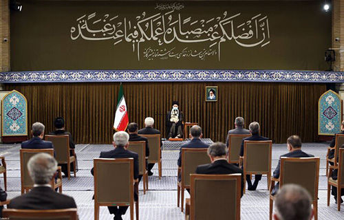 اظهارات رهبری در آخرین دیدار با دولت روحانی