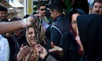 عکس: حراج مار زنده در بازار تهران