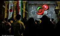 رقص نور و رنگ سه‌بعدی در کاخ گلستان