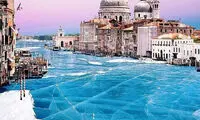 اگر ونیز دچار یخبندان شود! +عکس