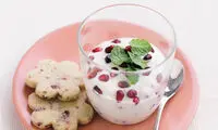 طرز تهیه دسر ماست و انار