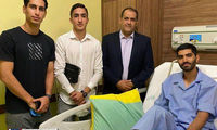 سرپرست پرسپولیس به عیادت انصاری رفت