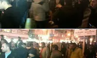 ازدحام مردم مقابل بیمارستان شهدای تجریش