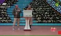 ترس مهران رجبی از مارمولک روی آنتن زنده 