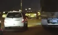 رانندگی خطرناک راننده مست با خودروی پراید