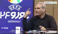 بحث خداداد عزیزی و جواد خیابانی روی آنتن زنده