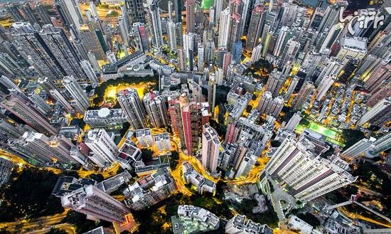 تراکم باورنکردنی برج ها در هنگ کنگ