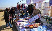 بازار پر رونق دست فروشان در روزهای پایانی سال