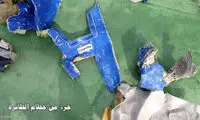 عکس: لاشه هواپیمای مصری بعد از سقوط