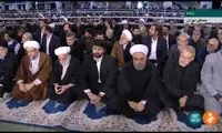 روحانی و لاریجانی در نمازجمعه تهران