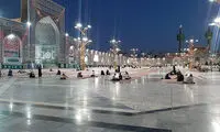 لحظه بازگشایی حرم رضوی پس از ۶۹روز