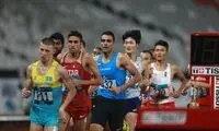 مرادی به مدال نقره ۱۵۰۰ متر رسید