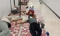 توضیح درباره عکس کف‌خوابیِ بیماران در هرمزگان